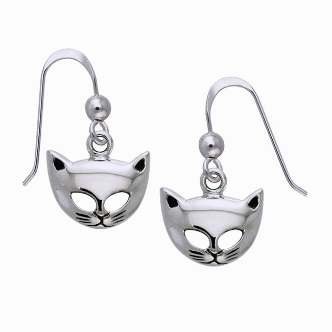 Cat Mask Earrings TER363