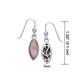 Marquise Cabochon Filigree Earrings TER364 - Jewelry