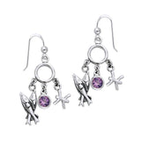 Pisces Zodiac Symbol Silver Earring TER883