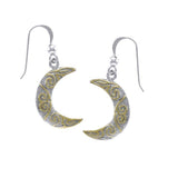 Celtic Moon Spiral Earrings TEV2915 - Jewelry