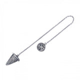 Silver Celtic Design Pendulum TM004 - Jewelry