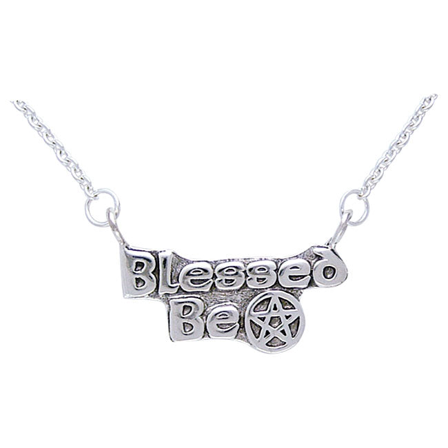 Blessed Be Silver Necklace TN269