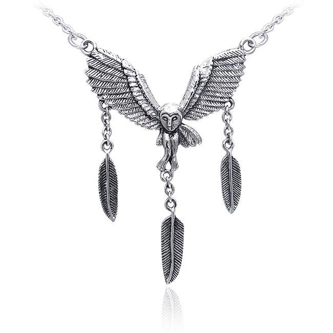 Barn Owl Necklace TNC072 - Jewelry