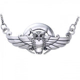 Cari Buziak Owl Moon Necklace TNC079 - Jewelry