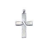 Infinity Cross Silver Inlay Pendant TP2209 - Jewelry