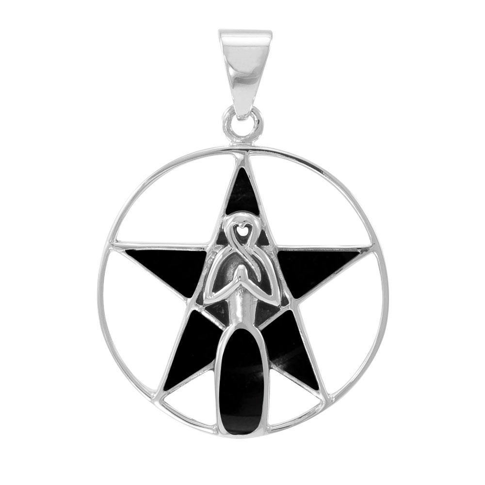 Goddess of Oneness Silver Pendant TP3076 - Jewelry