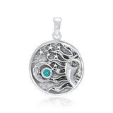 Sun Moon Stars Pendant TP3146 - Jewelry