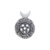 Silver Pentagram Pentacle Pendant TP3226