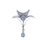 Blue Moon Silver Pendant - Magicksymbols
