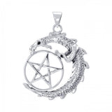 Dragon and The Star Silver Pendant TP3294 - Jewelry