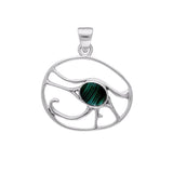 Eye of Horus, subtle imagery with strong energy ~ Sterling Silver Jewelry Pendant TP3306 - Jewelry