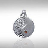 Yin Yang Om Silver Pendant TP3323 - Jewelry