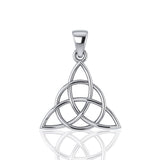 The Divine Power of the Triquetra Sterling Silver Pendant - Magicksymbols