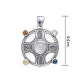 Celtic Knot Elemental Shield Pendant TP3441