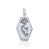 Kokopelli Silver Pendant TP524 - Jewelry