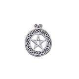Silver Pentagram Pentacle Pendant TP715