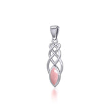 Contemporary Celtic Knotwork Silver Pendant TP857 - Jewelry