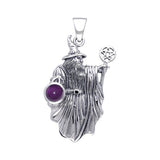 Wizard with The Star Silver Pendant TPD090