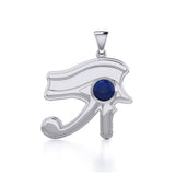 Udjat Pendant with Stone Eye by Oberon Zell TPD1068 - Jewelry