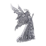 Green Woman Fairy Silver Pendant TPD137