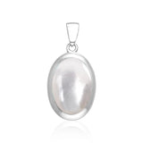 Oval Cabochon Silver Pendant TPD138 - Jewelry