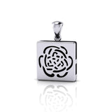 Rose Aromatherapy Silver Pendant TPD1409 - Jewelry
