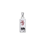 Chinese Astrology Rat Silver Pendant TPD240 - Jewelry