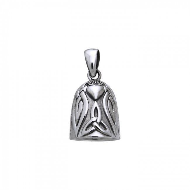 Celtic Knot Claddagh Bell Pendant TPD256 - Jewelry