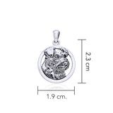 Jody Bergsma Miniature Schnauzer Pendant TPD2663