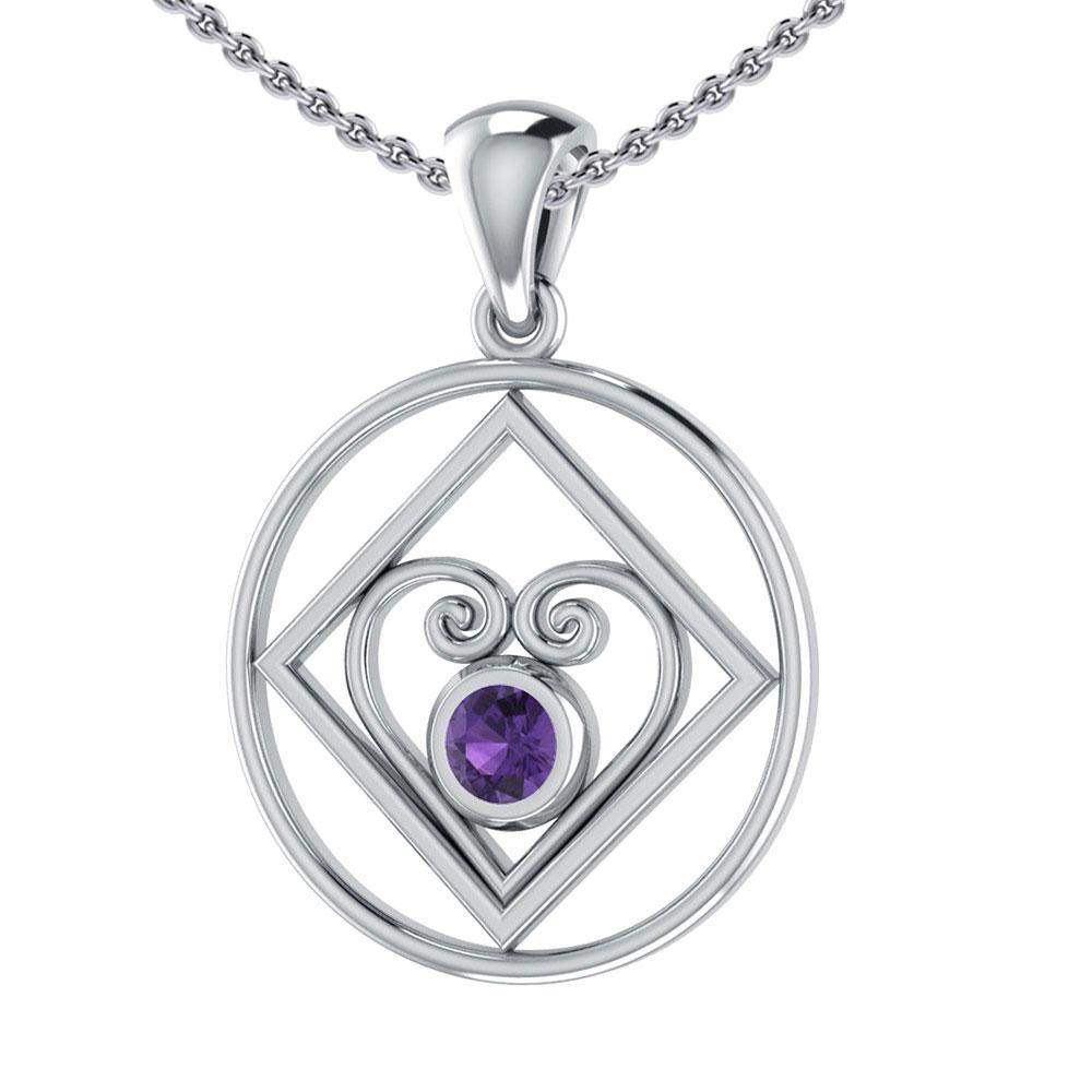 Heart of Power Silver Pendant TPD270 - Jewelry