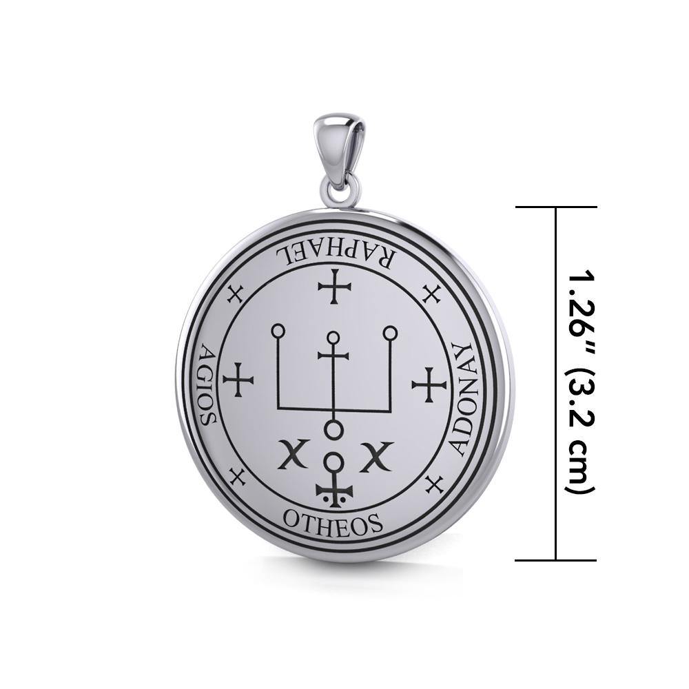 Sigil of the Archangel Raphael Sterling Silver Pendant TPD2820 - Jewelry