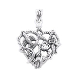 Cast your Cimaruta Witch Sterling Silver Jewelry Charm Pendant TPD3131