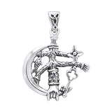 There s Magick Behind the Sterling Silver Jewelry Cimaruta Witch Charm Pendant TPD3132