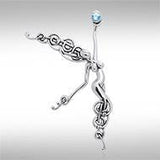 Angel of the Phoenix follows ~ Sterling Silver Jewelry Pendant TPD3264 - Jewelry