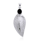 Leaf Sterling Silver Pendant TPD3274 - Jewelry