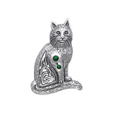 Celtic Cat Pendant TPD331 - Jewelry