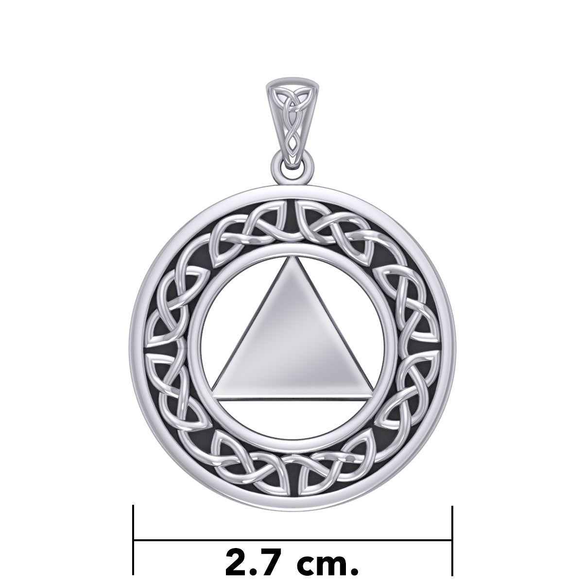 Celtic Knots Silver AA Symbol Pendant TPD334