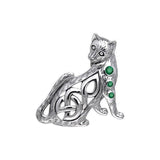 Celtic Cat Pendant TPD337 - Jewelry
