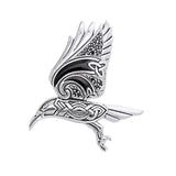 Behind the Mystery of the Mythical Raven Silver Jewelry Pendant TPD3382