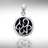 Tendril Cabochon Filigree Small Pendant TPD3574 - Jewelry