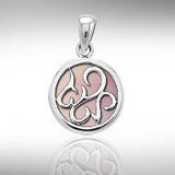 Tendril Cabochon Filigree Small Pendant TPD3574 - Jewelry