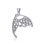 Butterfly Wing Silver Pendant TPD3586 - Jewelry