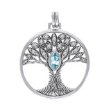 Wondrous Living through the Tree of Life ~ Sterling Silver Jewelry Pendant TPD3873