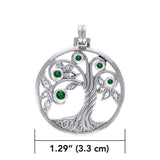 Majestic Symbolism ~ Sterling Silver Jewelry Tree of Life Jewelry Pendant TPD3876 - Jewelry