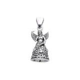 Metaphysical Fairy Sterling Silver Bell Pendant TPD387 - Jewelry