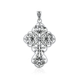 Celtic Cross Silver Pendant by Brigid Ashwood TPD4033