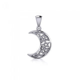 Wish Upon the Enchanting Magick Moon Spirits Silver Jewelry Pendant TPD422