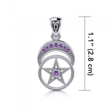 Pentacle with Double Crecesnt Moon TPD4270