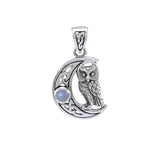 Owl on Cescent Moon TPD4288