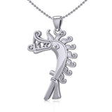 Viking Age Dragon of Birka Silver Pendant TPD4390 - Jewelry
